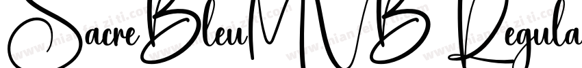 SacreBleuMVB Regular字体转换